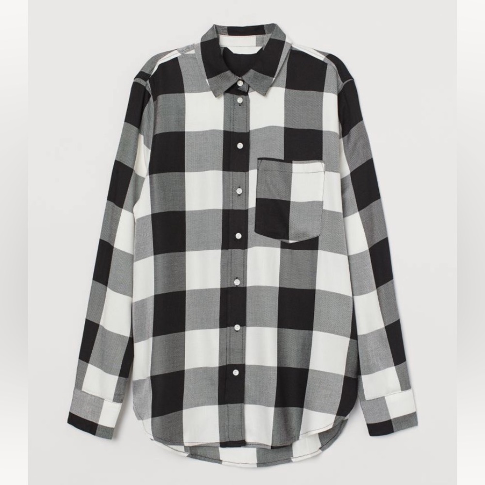 SSS Checked Cotton Shirt Dress - XS - Picture 1 of 8